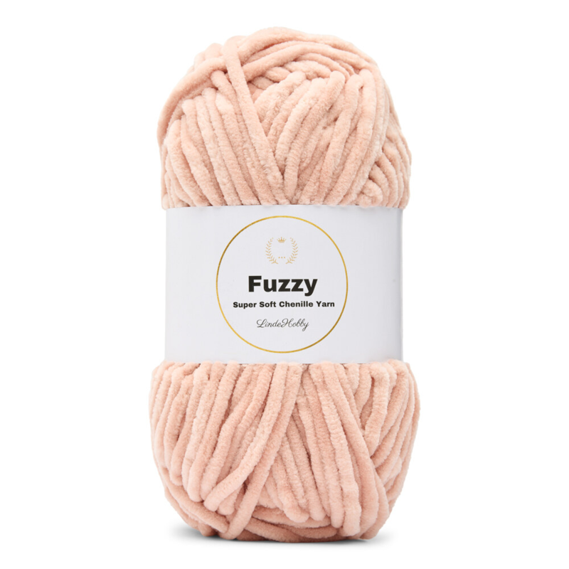 LindeHobby Fuzzy Chenille 24 Blush beige