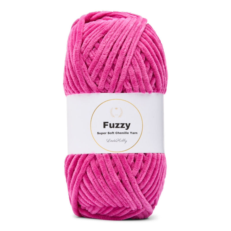 LindeHobby Fuzzy Chenille 44 Licht fuchsia