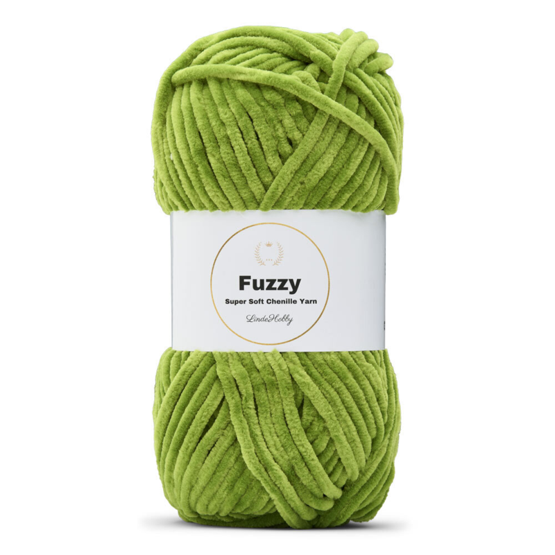 LindeHobby Fuzzy Chenille 32 Grasgroen