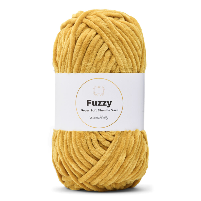 LindeHobby Fuzzy Chenille 23 Gouden oker