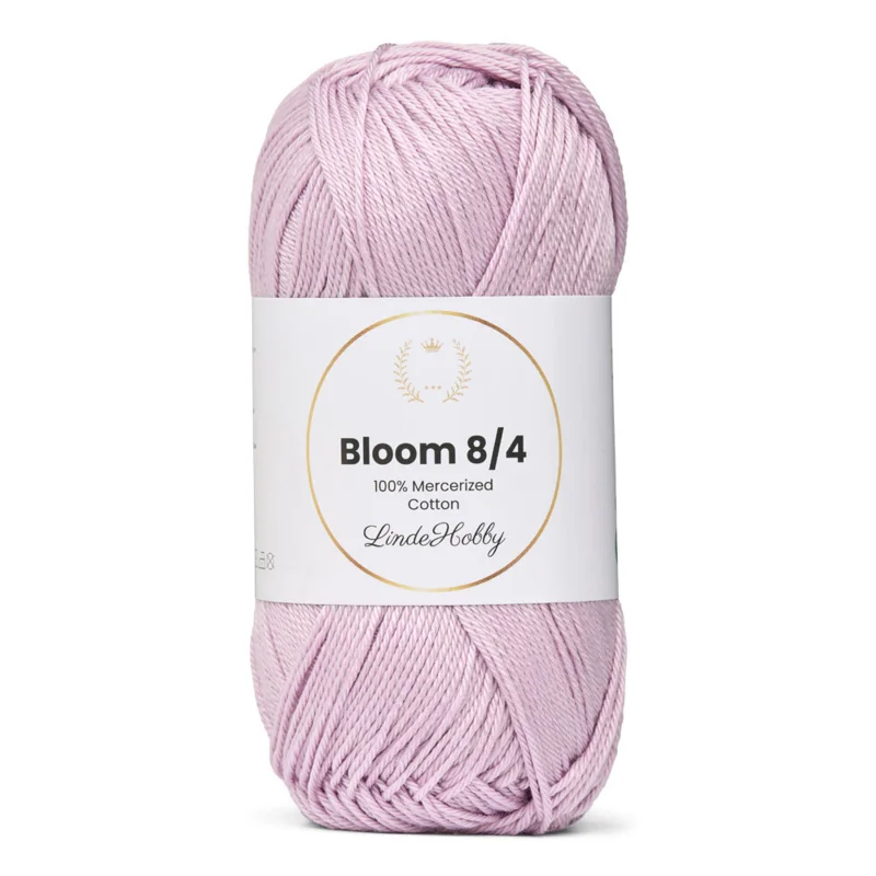 LindeHobby Bloom 8/4 Mercerized Cotton 26 Fel lila