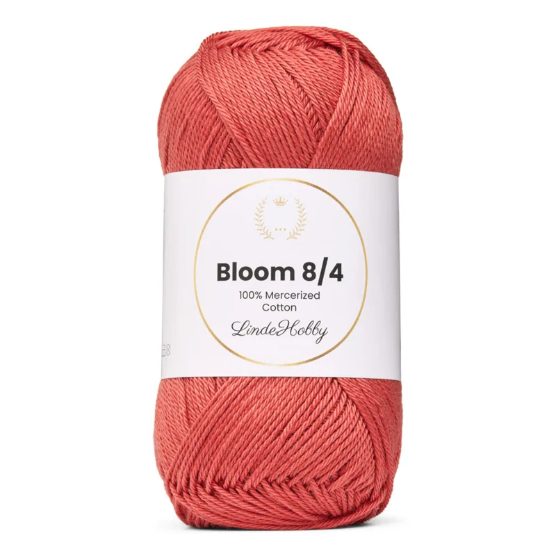 LindeHobby Bloom 8/4 Mercerized Cotton 24 Rozenhout