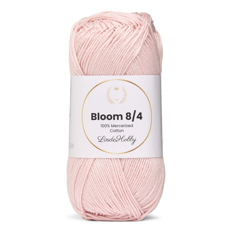 LindeHobby Bloom 8/4 Mercerized Cotton 31 Pastelroze