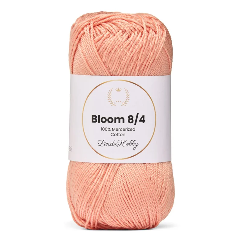 LindeHobby Bloom 8/4 Mercerized Cotton 32 Abrikoos