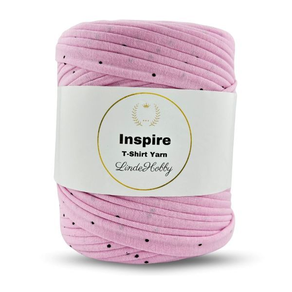 LindeHobby Inspire Print 10 Roze met zwarte stippen