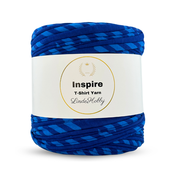 LindeHobby Inspire Print 53 Blauwe strepen