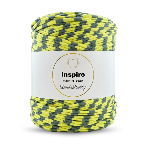 LindeHobby Inspire Print 70 Limoen met strepen