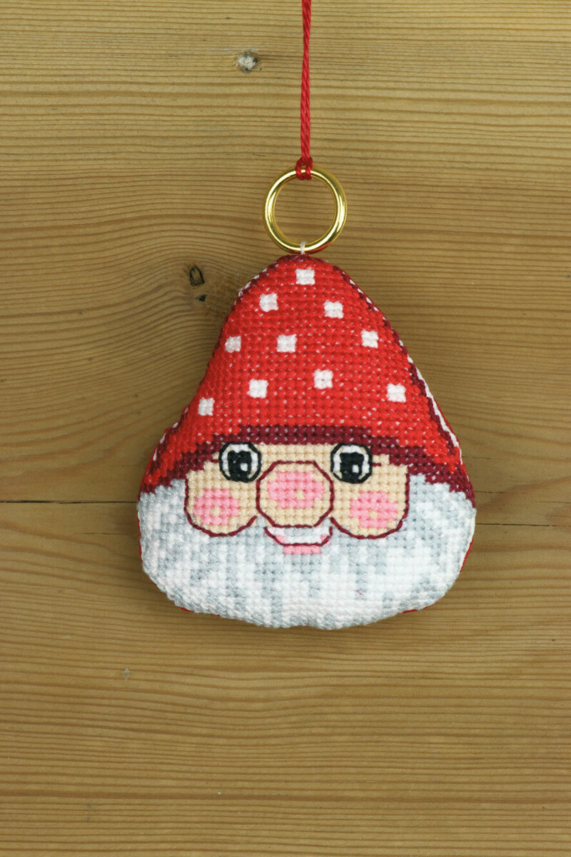 Borduurpakket Kabouterhoofd 8 x 8 cm