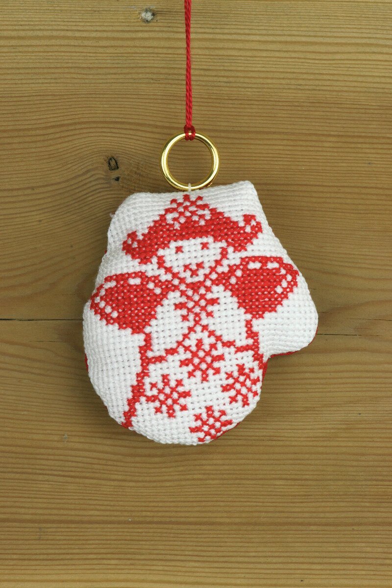 Borduurpakket Want met Engel 8 x 8 cm