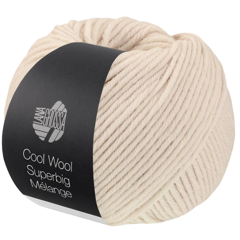 Lana Grossa Cool Wool Superbig 233 Greige gemêleerd