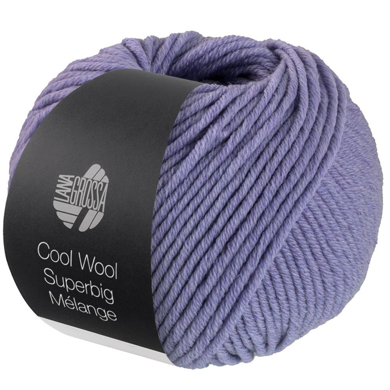 Lana Grossa Cool Wool Superbig 205 Paars gemêleerd