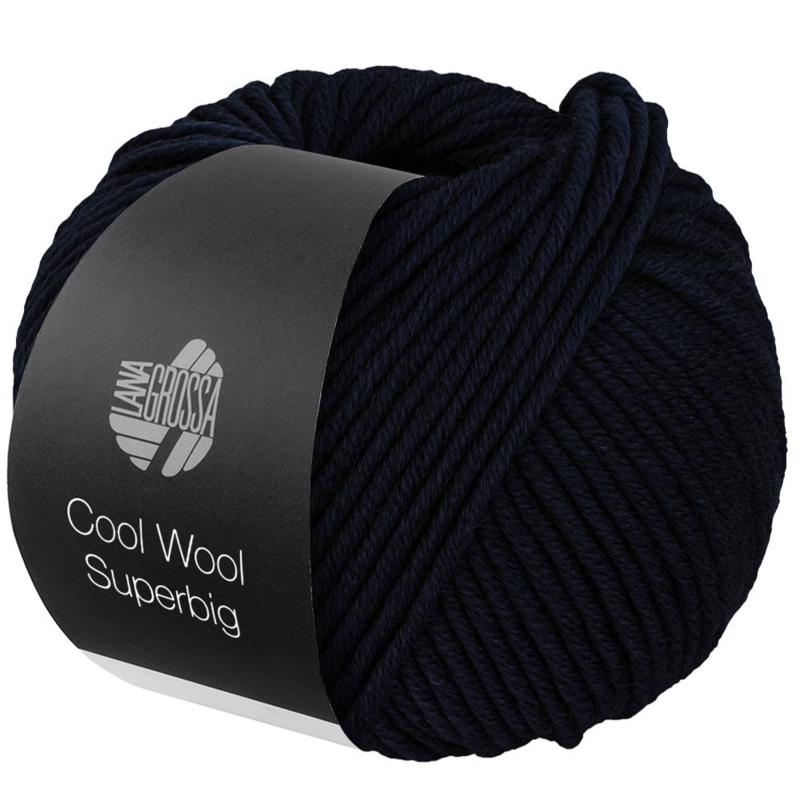 Lana Grossa Cool Wool Superbig 44 Middernachtblauw