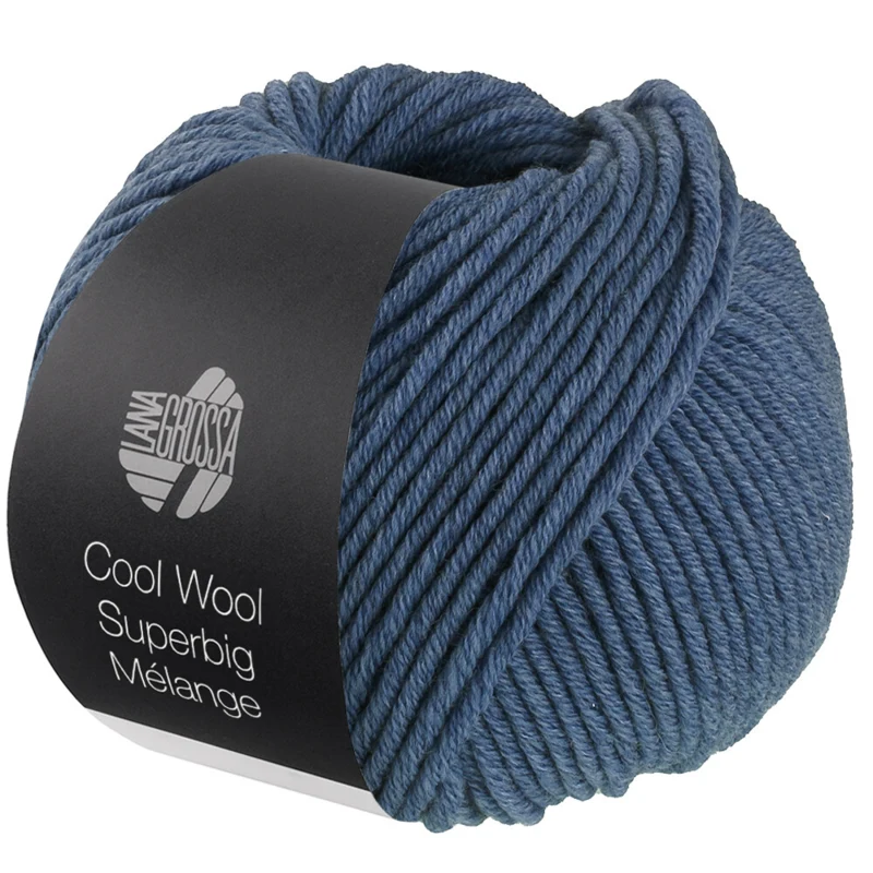 Lana Grossa Cool Wool Superbig 226 Jeans gemêleerd