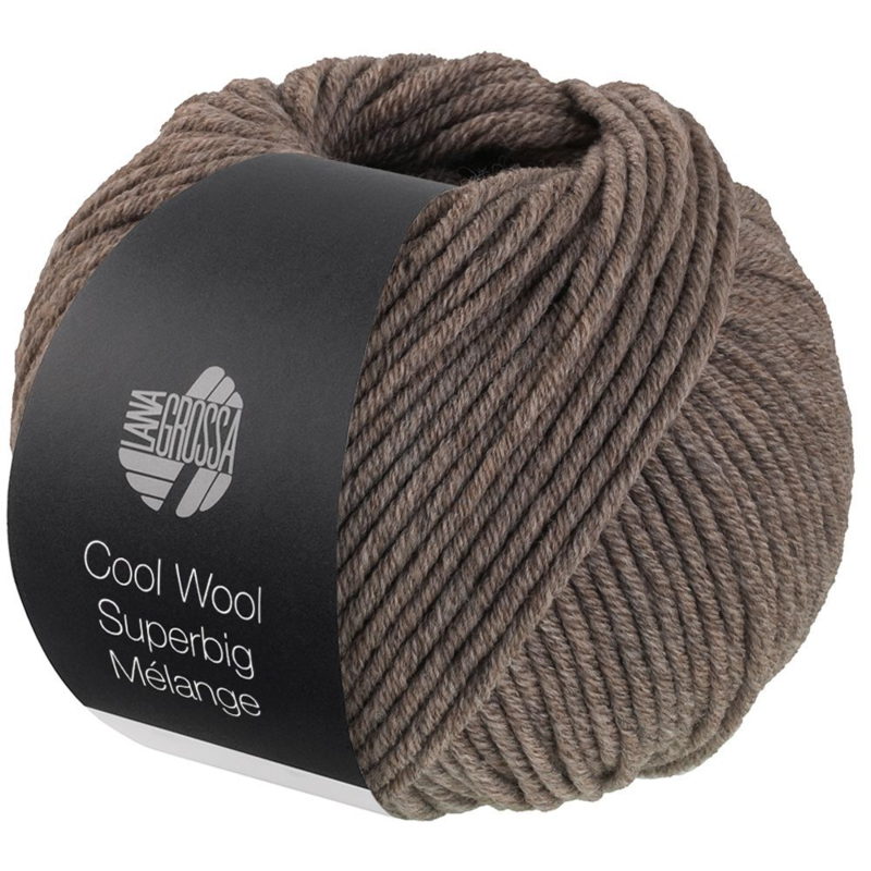 Lana Grossa Cool Wool Superbig 213 Taupe gemêleerd