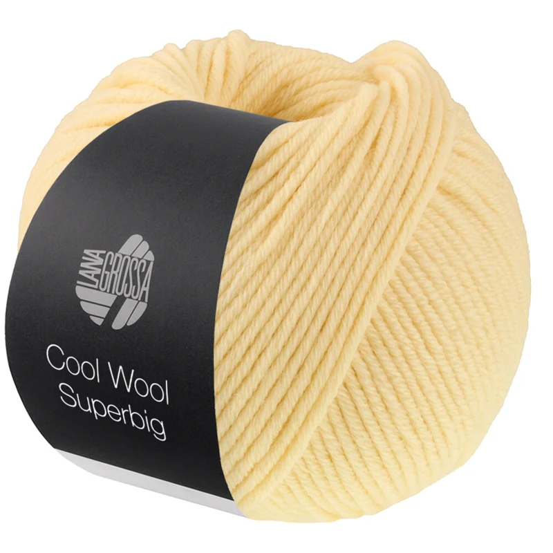 Lana Grossa Cool Wool Superbig 49 Bleekgeel