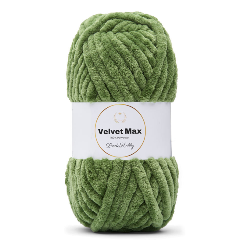 LindeHobby Velvet Max 08 Olijfgroen