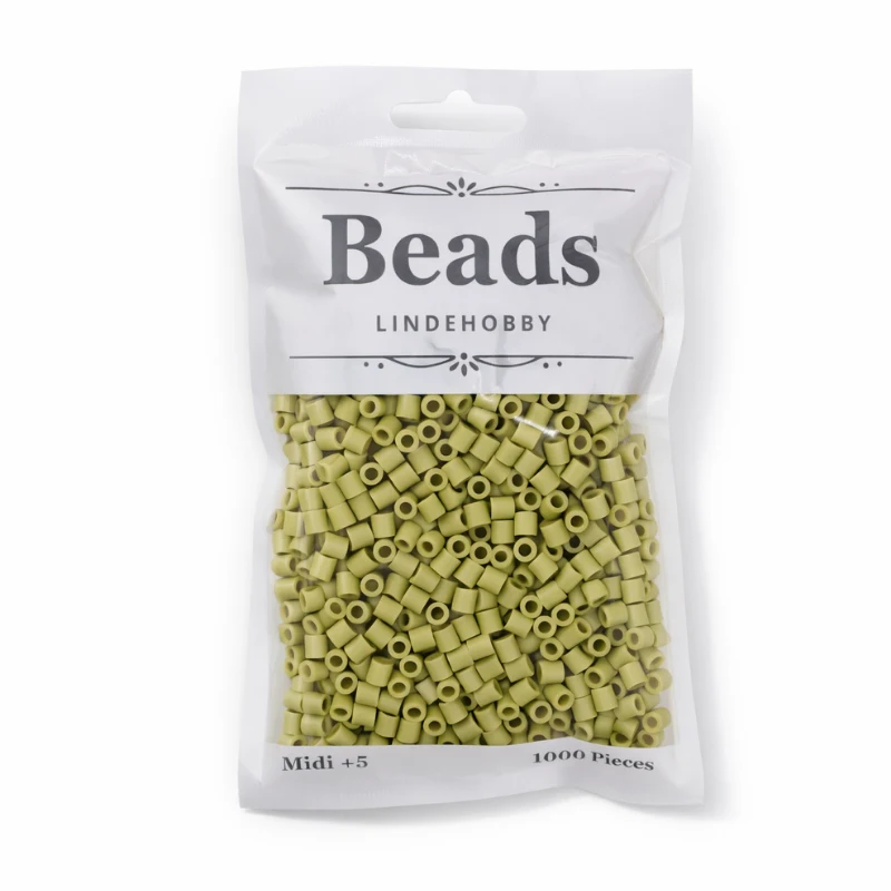 LindeHobby Beads 114 Licht groen-grijs