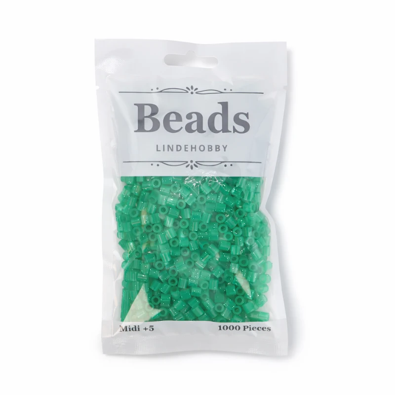LindeHobby Beads Glitter 02 Groen