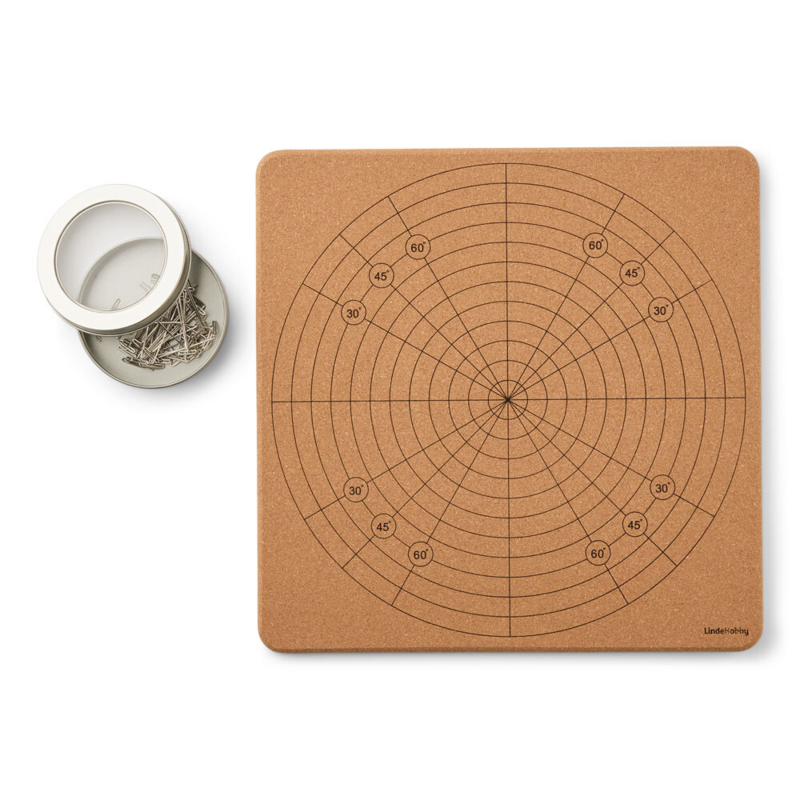 LindeHobby Blockingmat, Kurk, 30x30 cm