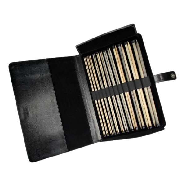 LYKKE Driftwood Set Rechte Breinaalden, Zwart, 35 cm