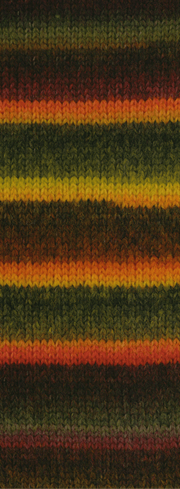 Lana Grossa Bomba 08 Baksteen-/grijsrood/grijsbruin/antraciet/donkergrijs/olijf/grijsgroen