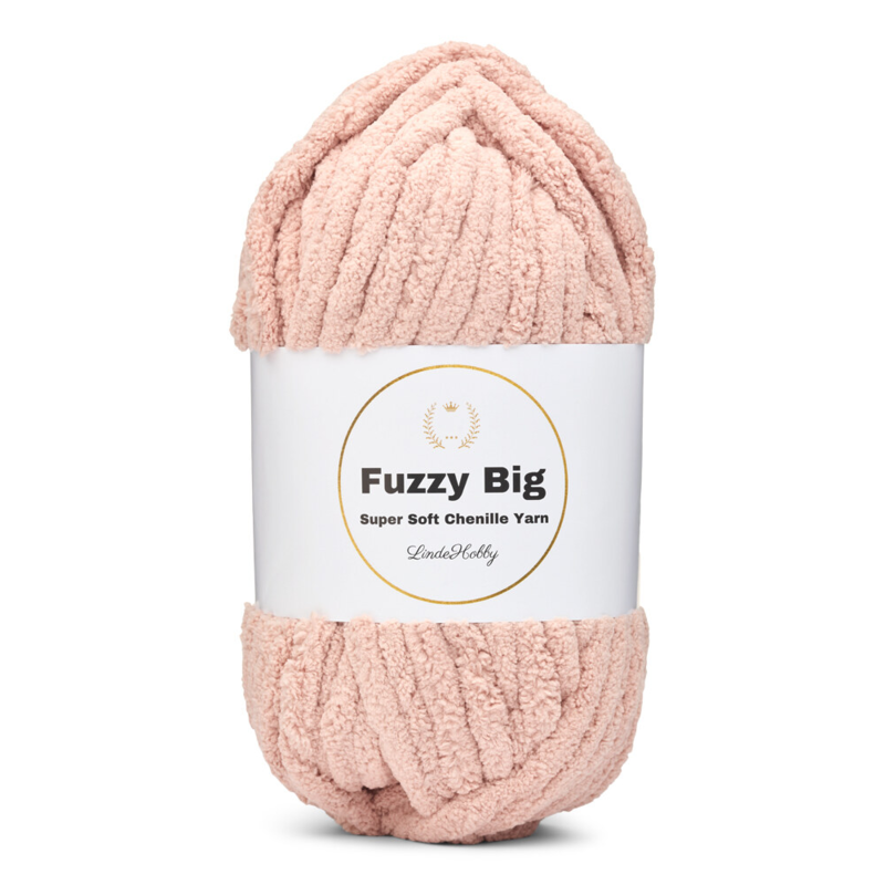 LindeHobby Fuzzy Chenille BIG 24 Blossem beige