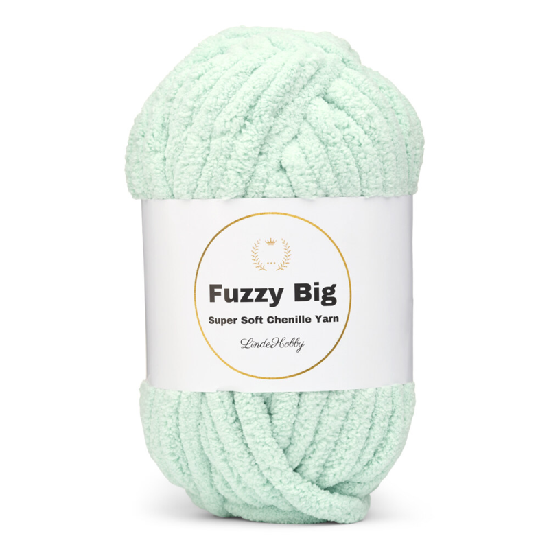 LindeHobby Fuzzy Chenille BIG 03 Mint groen