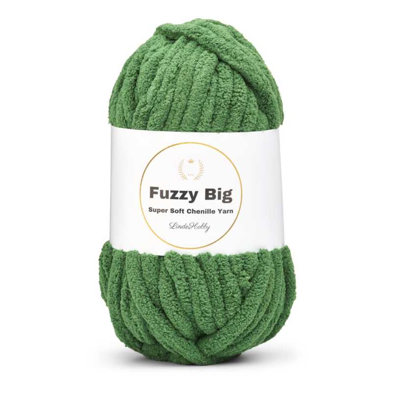 LindeHobby Fuzzy Chenille BIG 38 Groen