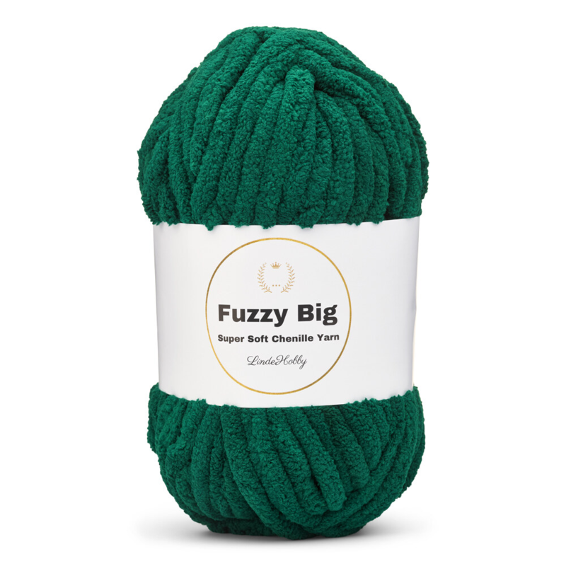 LindeHobby Fuzzy Chenille BIG 46 Eend groen
