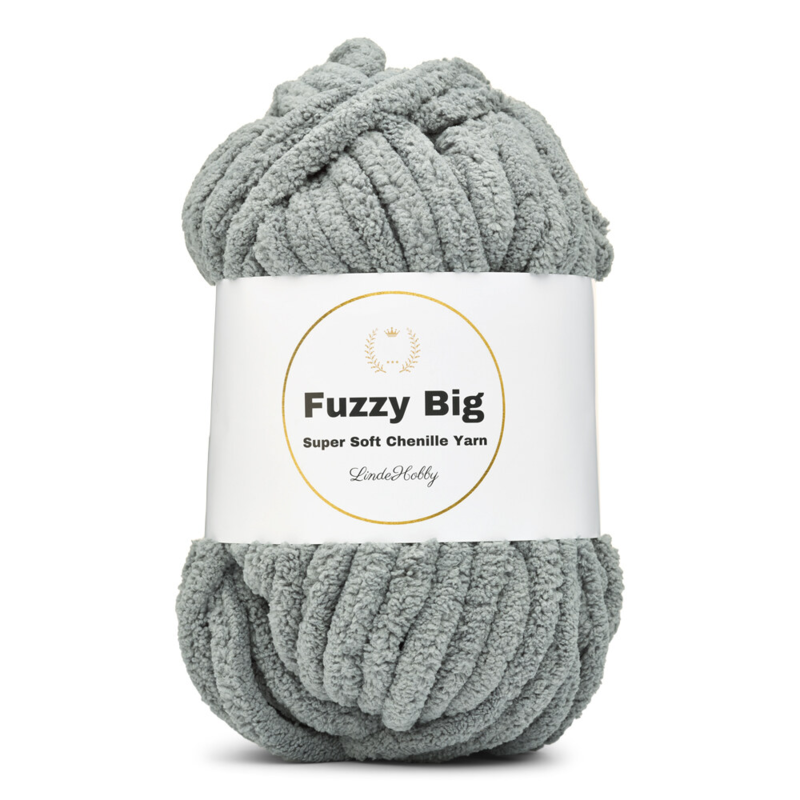 LindeHobby Fuzzy Chenille BIG 05 Donker grijs