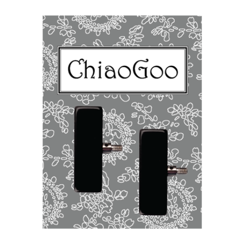 ChiaoGoo Kabelstoppers, 2 Stuks Large Zwart