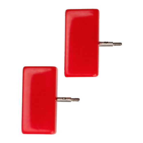 ChiaoGoo Kabelstoppers, 2 Stuks Mini Rood