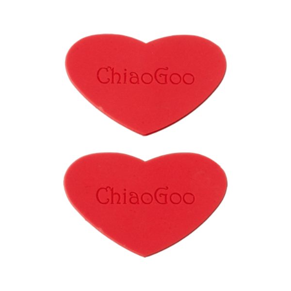 ChiaoGoo Rubberen Grips Hart, 2 stuks