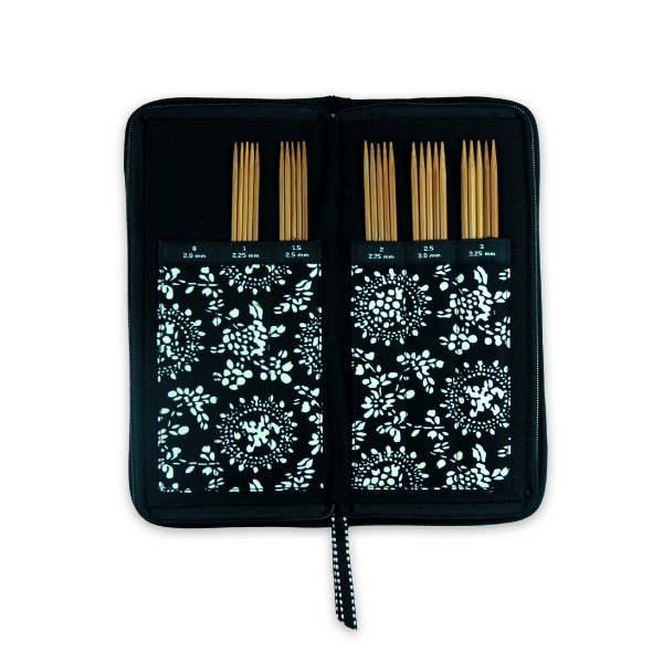 ChiaoGoo Sokkennaalden Set Bamboe Patina, 15 cm