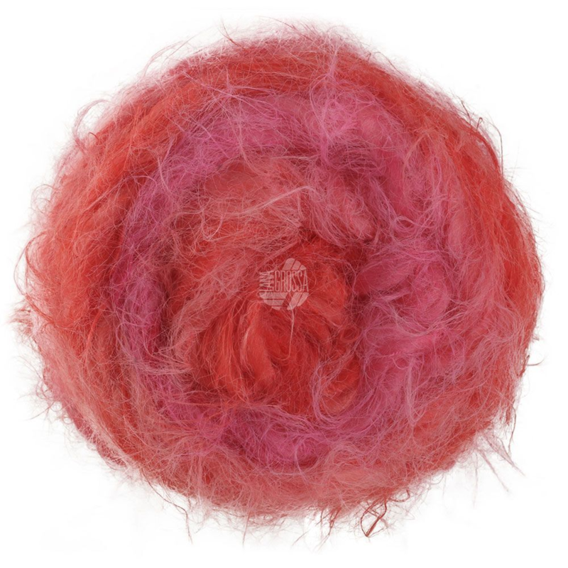 Lana Grossa Basta Mista 106 Roze/Fuchsia/Zalmroze/Koraal/Rood