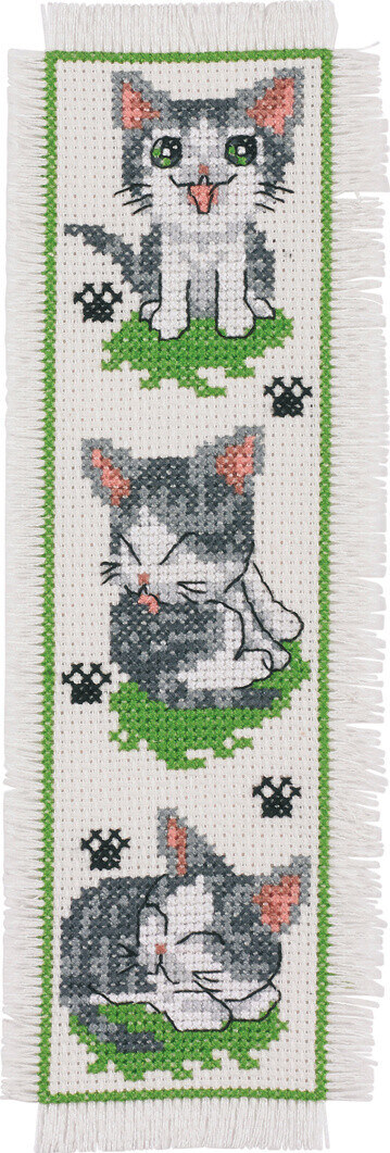 Borduurkit Kitten 7 x 22 cm