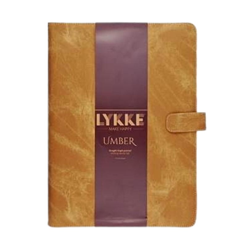 LYKKE Breinaalden Set Umber, Tan, 35 cm