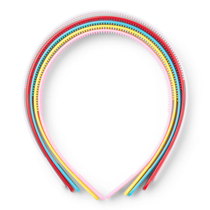 LindeHobby Haarbanden, Assortiete kleuren, 12 mm, 5 st