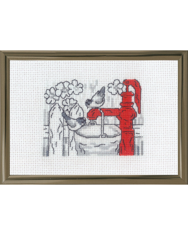 Borduurselset Waterpomp R5794 10 x 15 cm