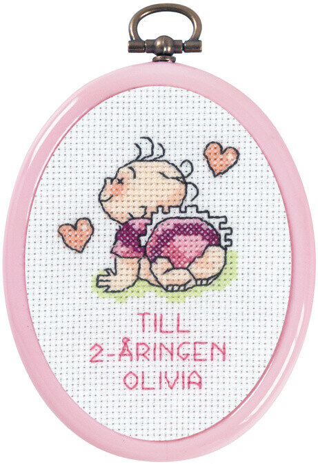 Borduurpakket Olivia 2 m/R5961/02 7x9 cm