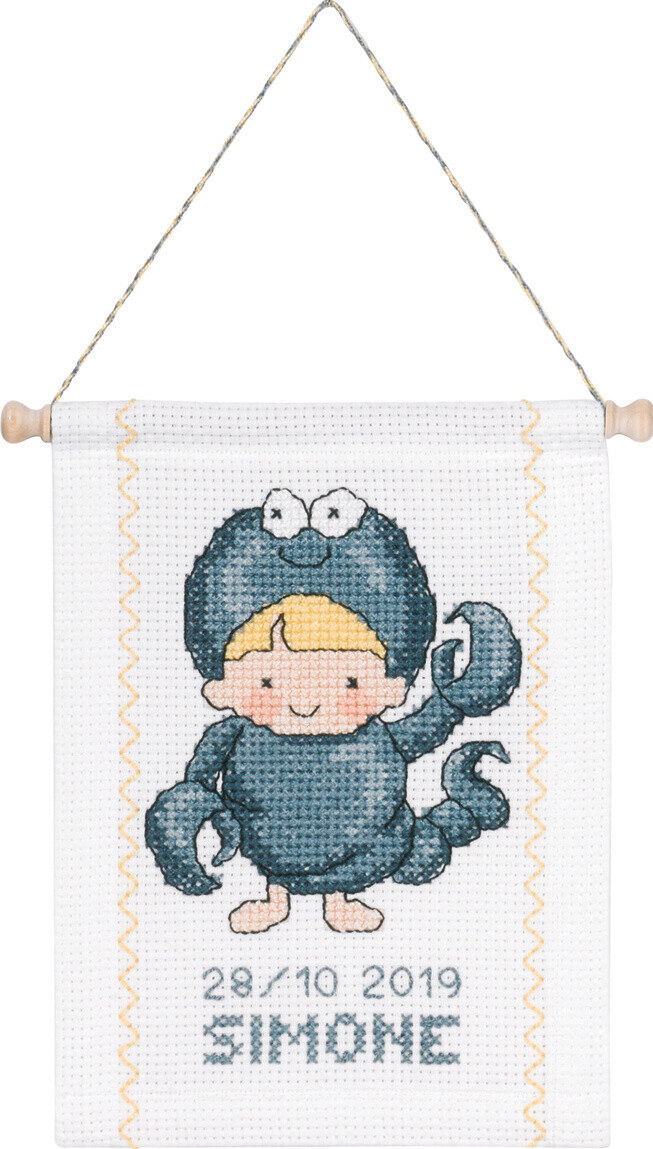 Borduurpakket Schorpioen B5129/18 18 x 25 cm