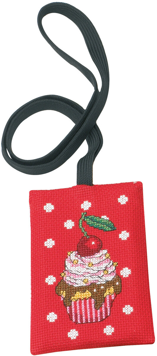 Borduurpakket Cup Cakes 8 x 13 cm