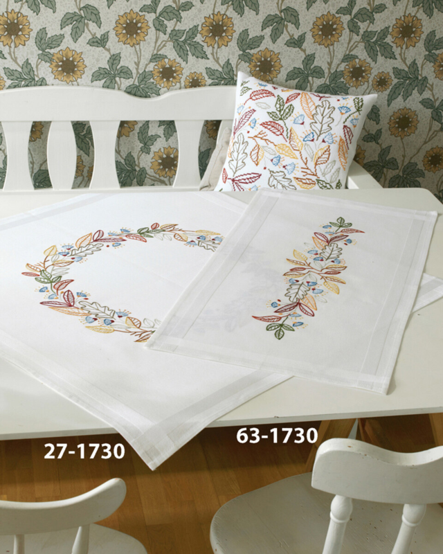 Borduurpakket Herfst 80 x 80 cm