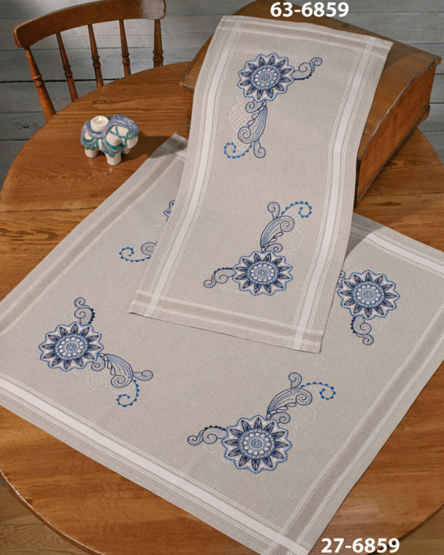 Borduurpakket Mandala 80 x 80 cm