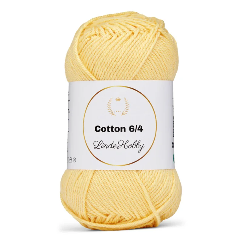 LindeHobby Cotton 6/4 037 Canarino