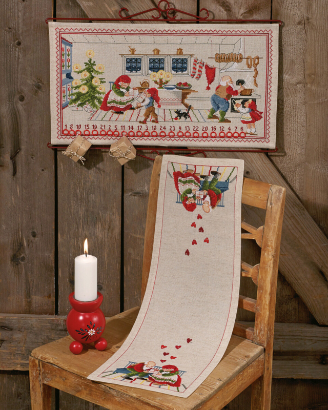 Borduurpakket Kabouterkeuken B5135/55 55 x 30 cm