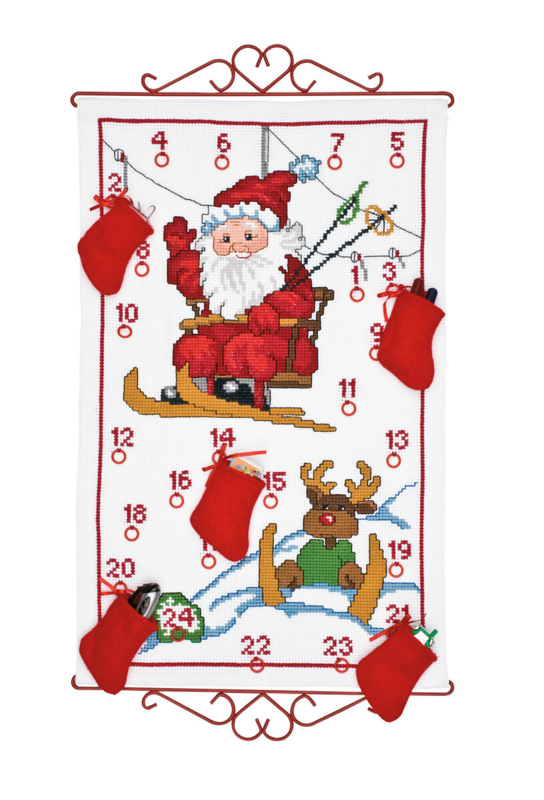 Borduurpakket Ski-kabouter 5125/38 38 x 61 cm