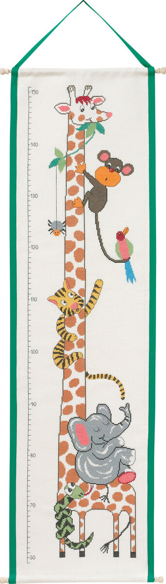 Borduurpakket Giraffe meetlint 5129/30 28 x 99 cm