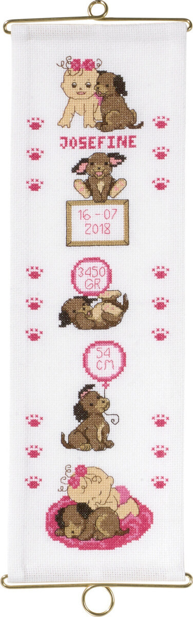 Borduurpakket Josefine m/5188/14 14 x 44 cm