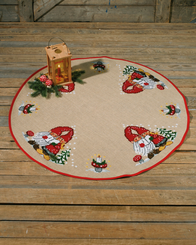 Borduurpakket Kabouters in zang 120Ø